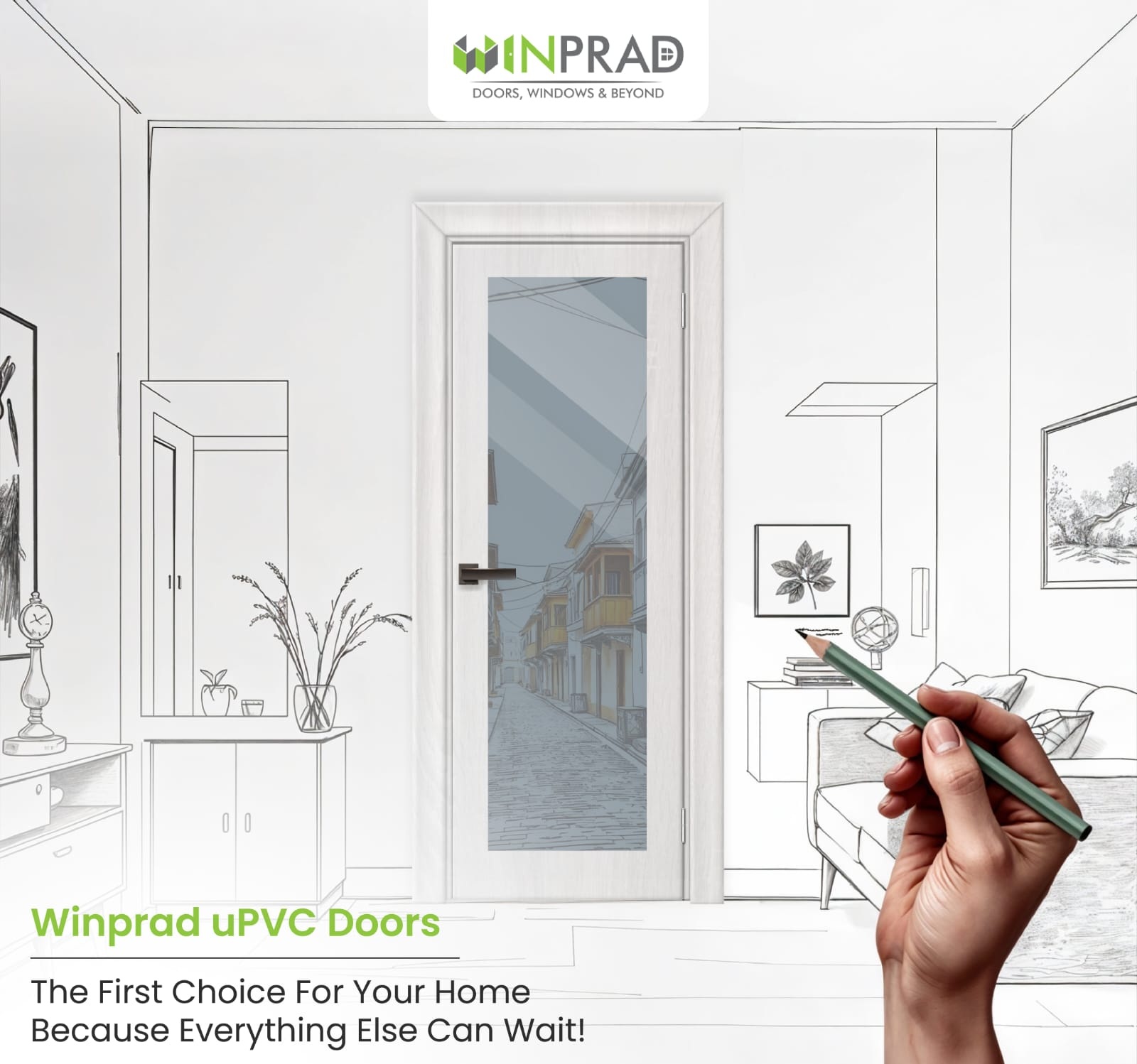 WinPrad Is the Best uPVC Doors Manufacturer in India