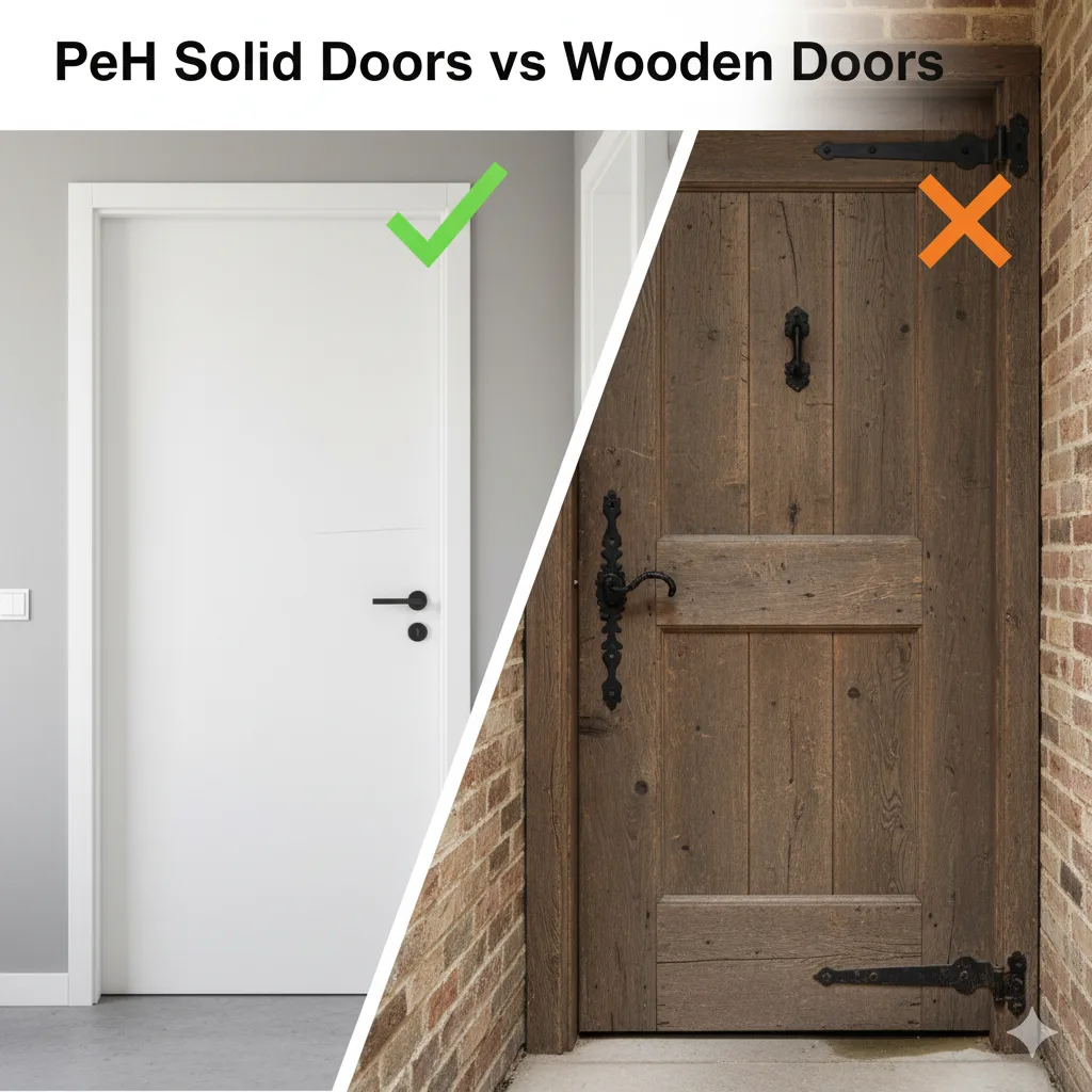 PeH Solid Doors vs Wooden Doors